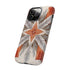 Silver Feather Compass - Impact Resistant Phone Case